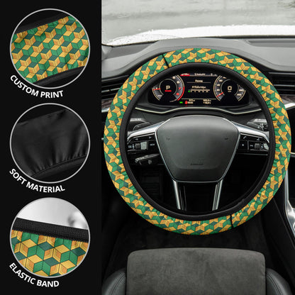 Sabito's Haori Kimetsu no Yaiba Premium Car Steering Wheel Cover