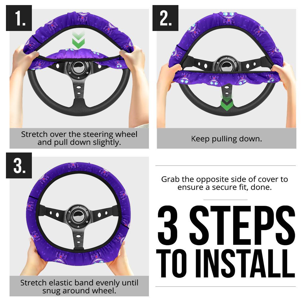 Sableye Car Steering Wheel Cover