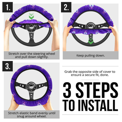 Sableye Car Steering Wheel Cover