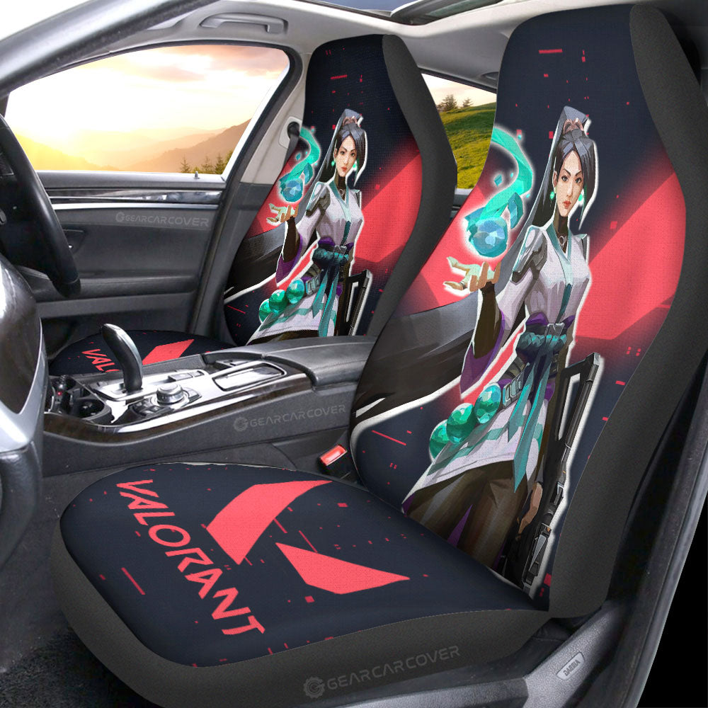 Sage Car Seat Covers Custom Valorant Agent