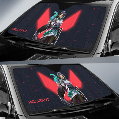 Sage Car Sunshade Custom Valorant Agent