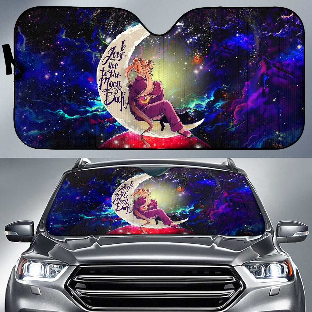 Sailor Moon 1 Love You To The Moon Galaxy Car Auto Sunshades