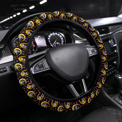 Sailor Moon Anime Christmas Premium Custom Car Steering Wheel Cover