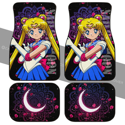 Sailor Moon Car Floor Mats Custom Anime Car Interior Accessories