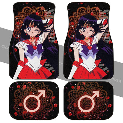 Sailor Moon Car Floor Mats Custom Sailor Mars Anime Car Accessories