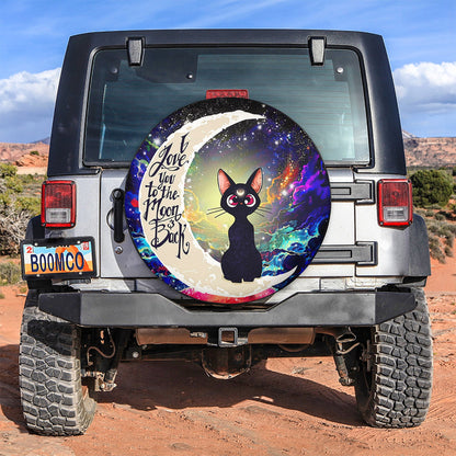 Sailor Moon Cat Love You To The Moon Galaxy Spare Tire Cover