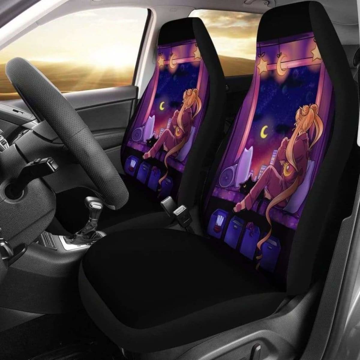 Sailor Moon Crystal Car Seat Covers Universal Fit 051012