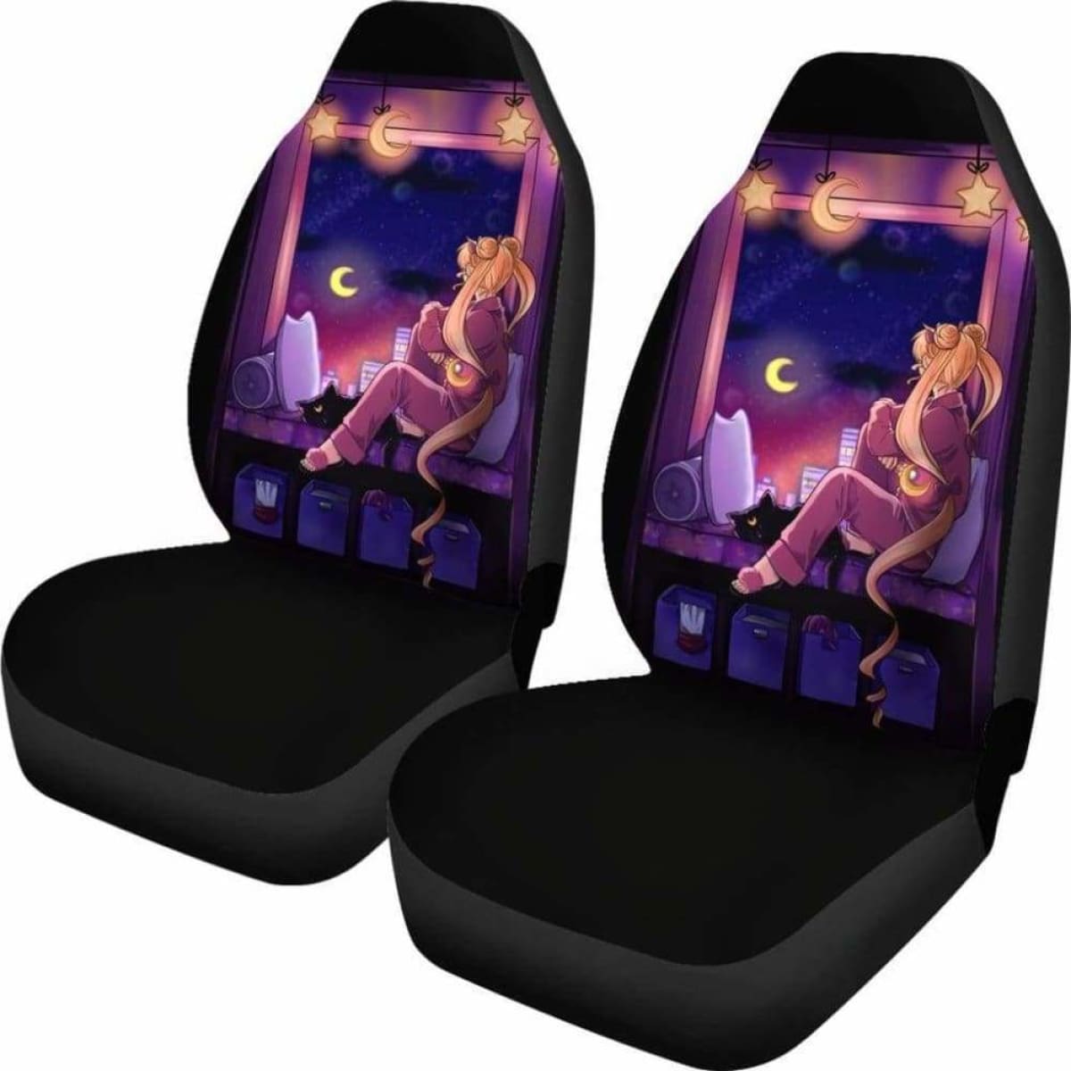 Sailor Moon Crystal Car Seat Covers Universal Fit 051012