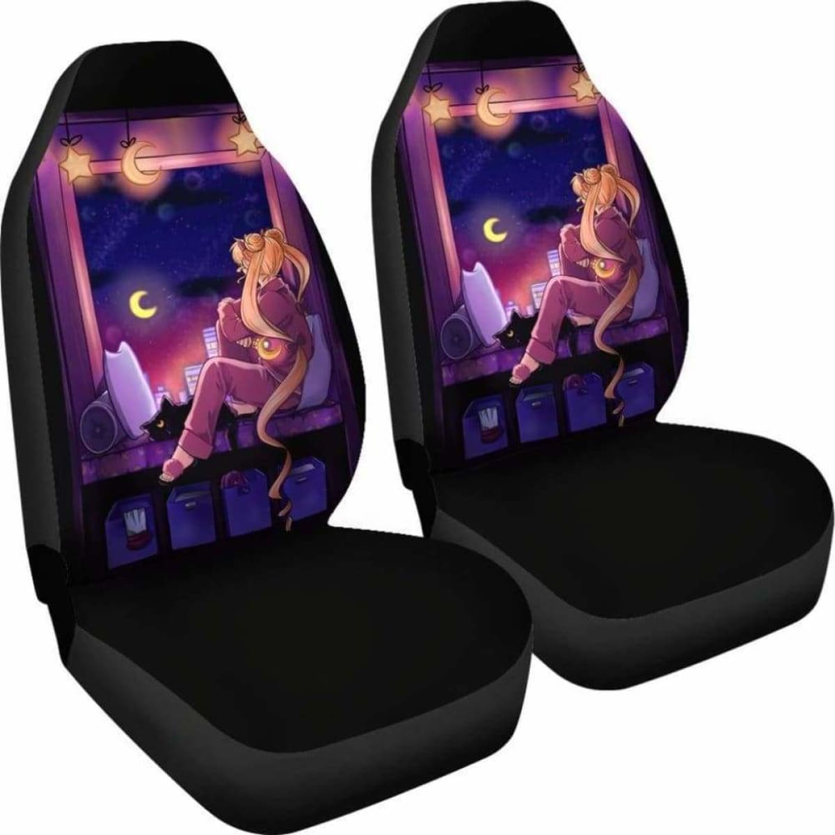 Sailor Moon Crystal Car Seat Covers Universal Fit 051012