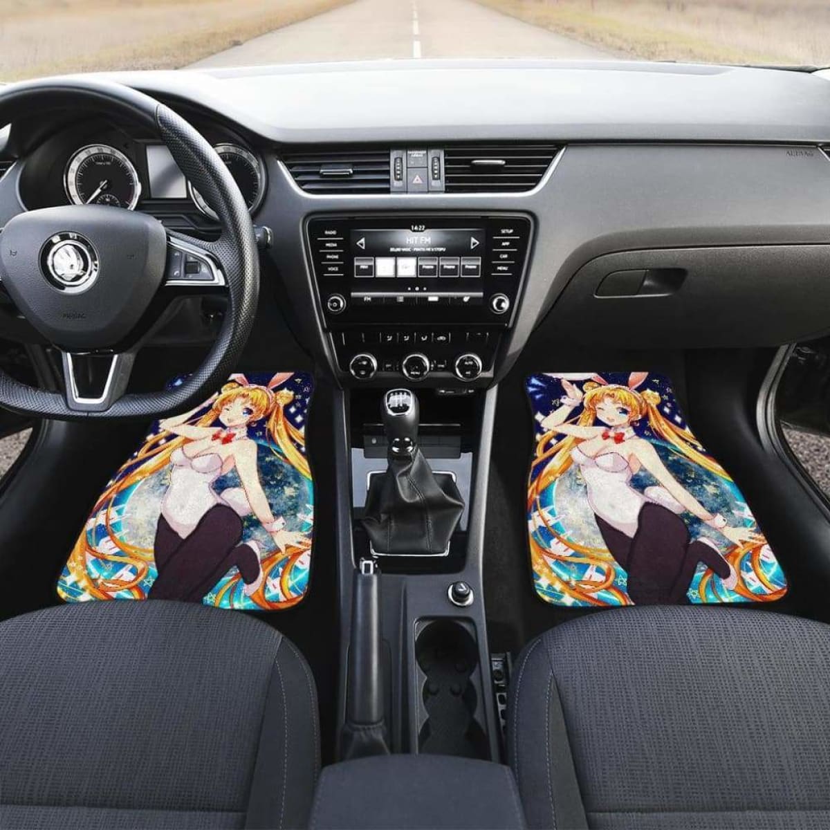 Sailor Moon Rabbit Car Floor Mats Universal Fit