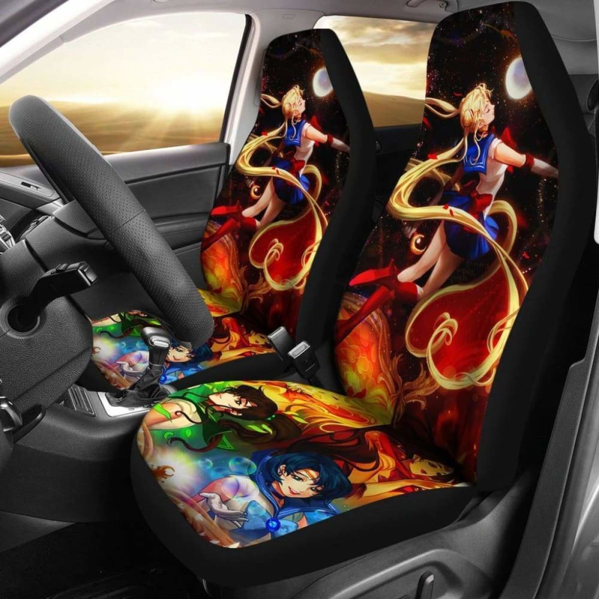Sailor Moon Seat Covers 101719 Universal Fit