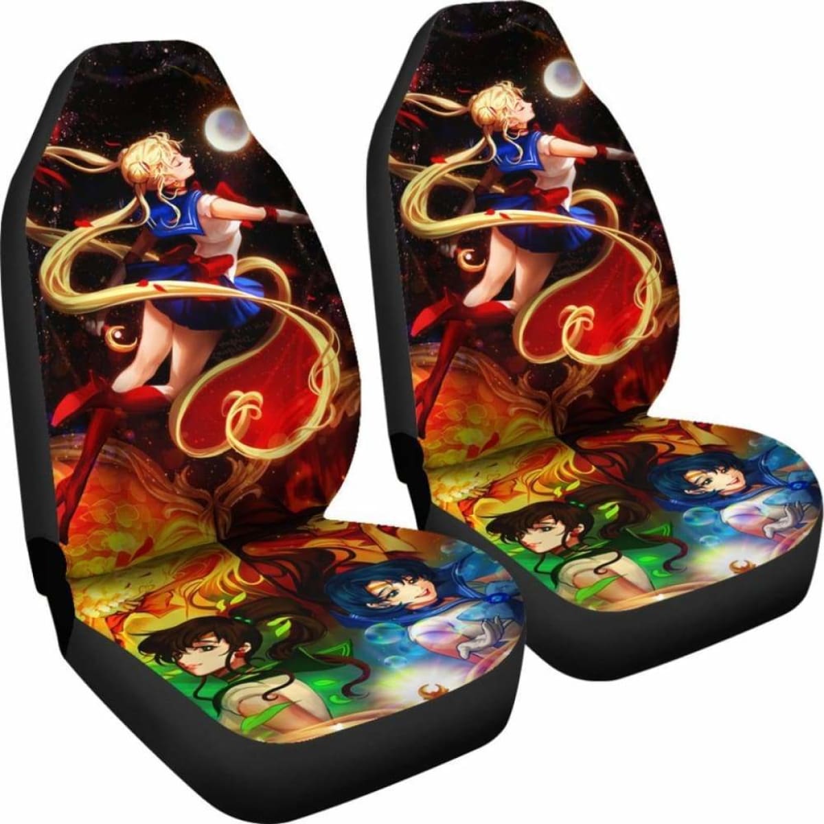 Sailor Moon Seat Covers 101719 Universal Fit