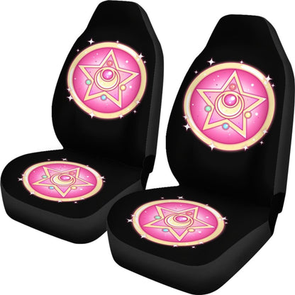 Sailor Moon Symbol Art Car Seat Covers Manga Fan Gift H031520 Universal Fit 225311