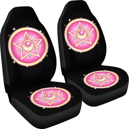 Sailor Moon Symbol Art Car Seat Covers Manga Fan Gift H031520 Universal Fit 225311