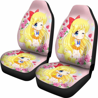 Sailor Venus Chibi Car Seat Covers Universal Fit 051012
