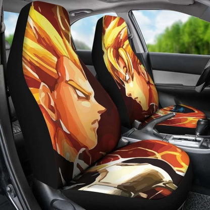 Saiyan Battle - Car Seat Covers - (Set of 2) Universal Fit