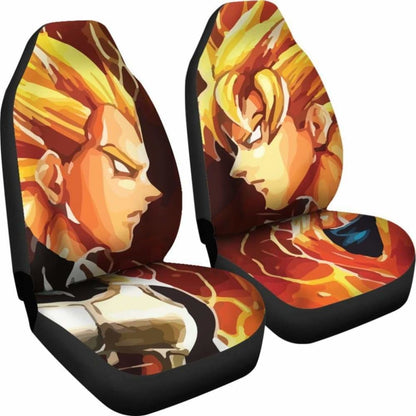 Saiyan Battle - Car Seat Covers - (Set of 2) Universal Fit