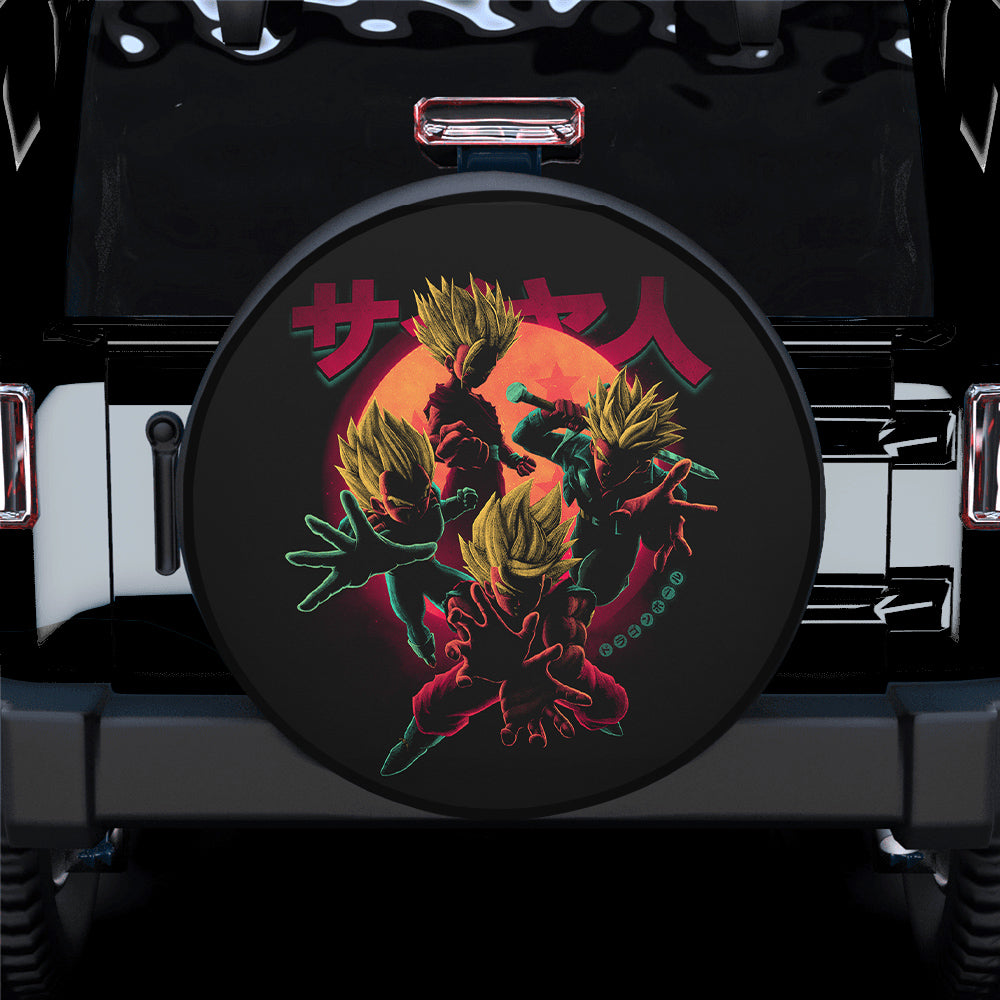 Saiyan Team Dragon Ball Car Spare Tire Cover