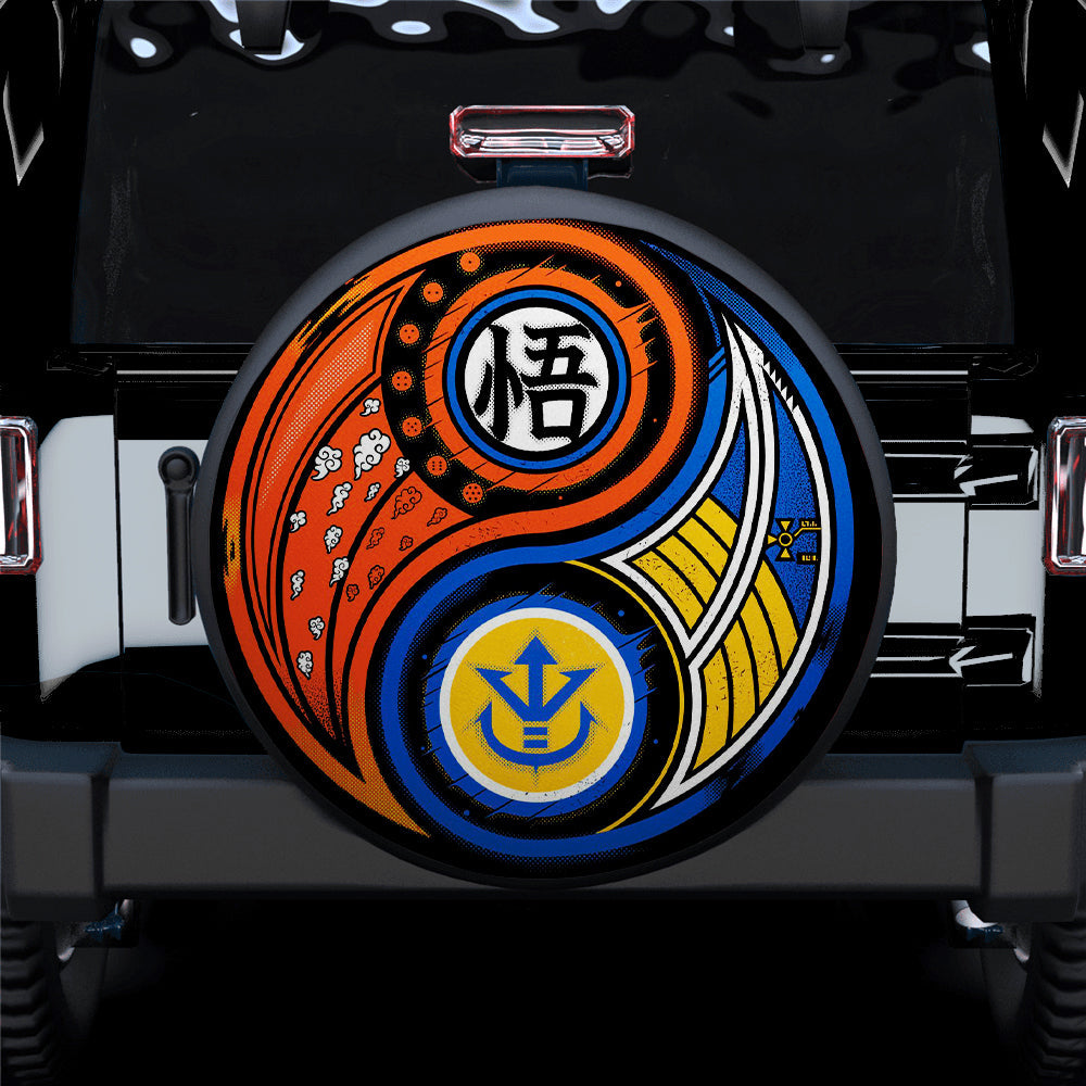 Saiyan Zin Yang Dragon Ball Car Spare Tire Cover