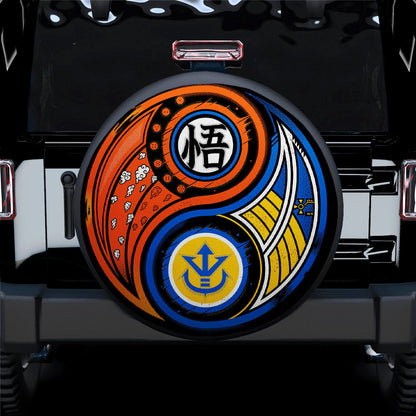 Saiyan Zin Yang Dragon Ball Car Spare Tire Cover