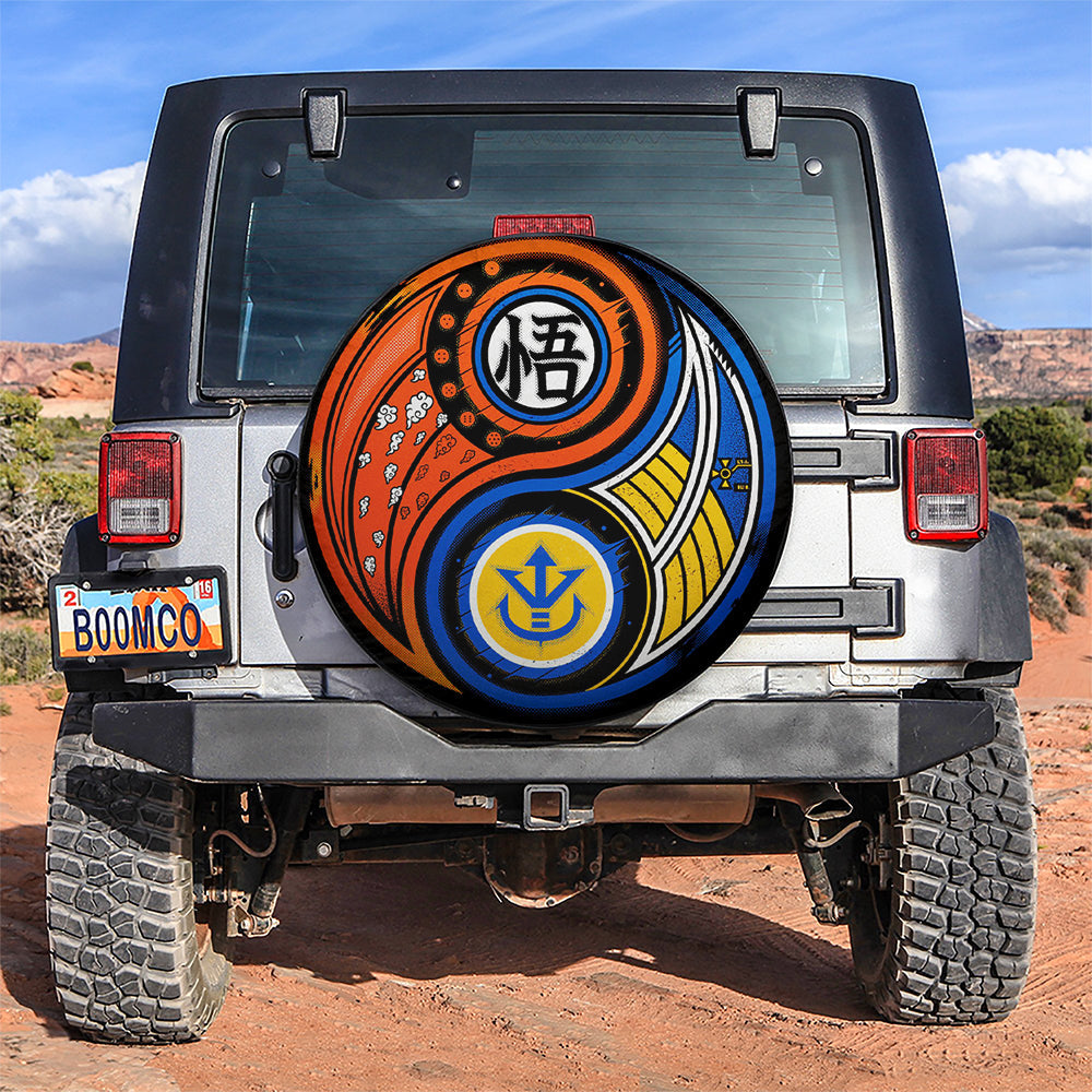 Saiyan Zin Yang Dragon Ball Car Spare Tire Cover