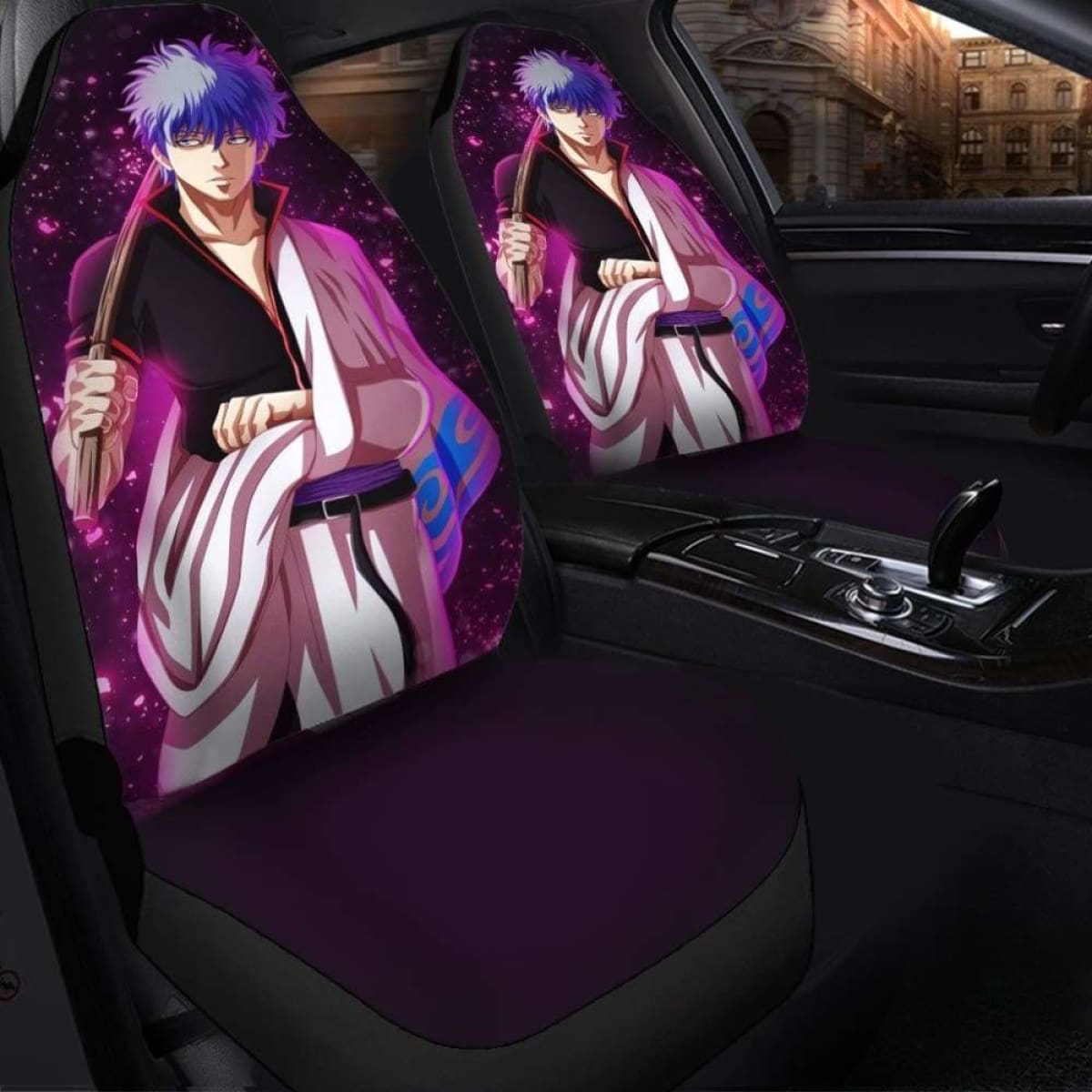 Sakata Gintoki Gintama Seat Covers 101719 Universal Fit
