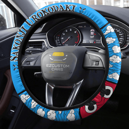 Sakonji Urokodaki Anime Steering Wheel Cover Custom Anime Demon Slayer Car Accessories