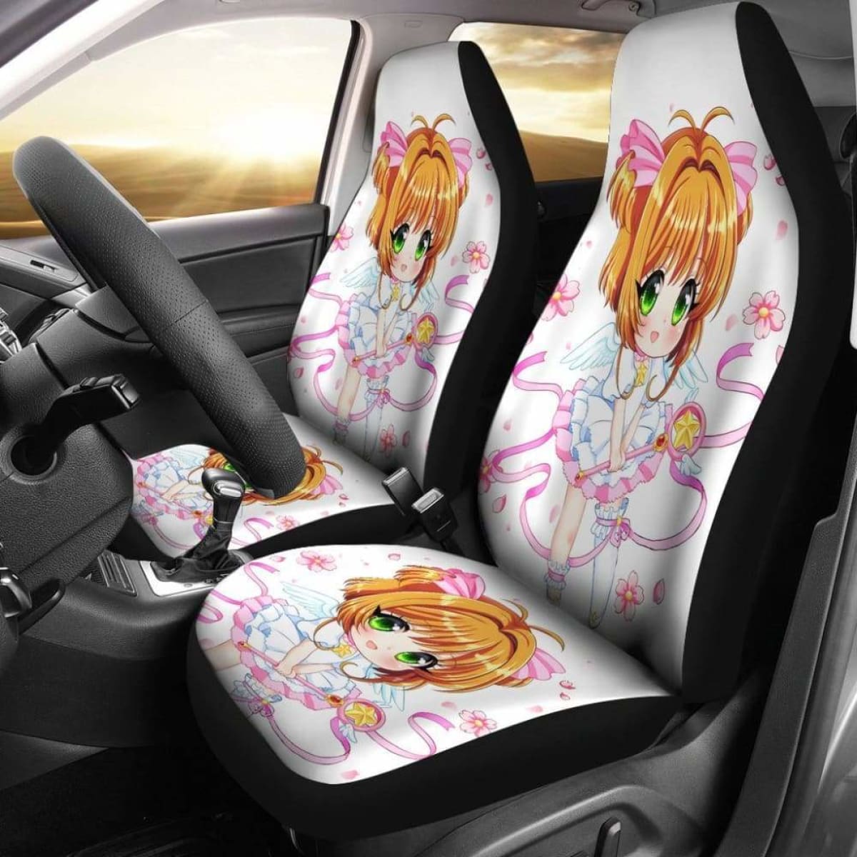 Sakura Chibi Car Seat Covers 1 Universal Fit 051012