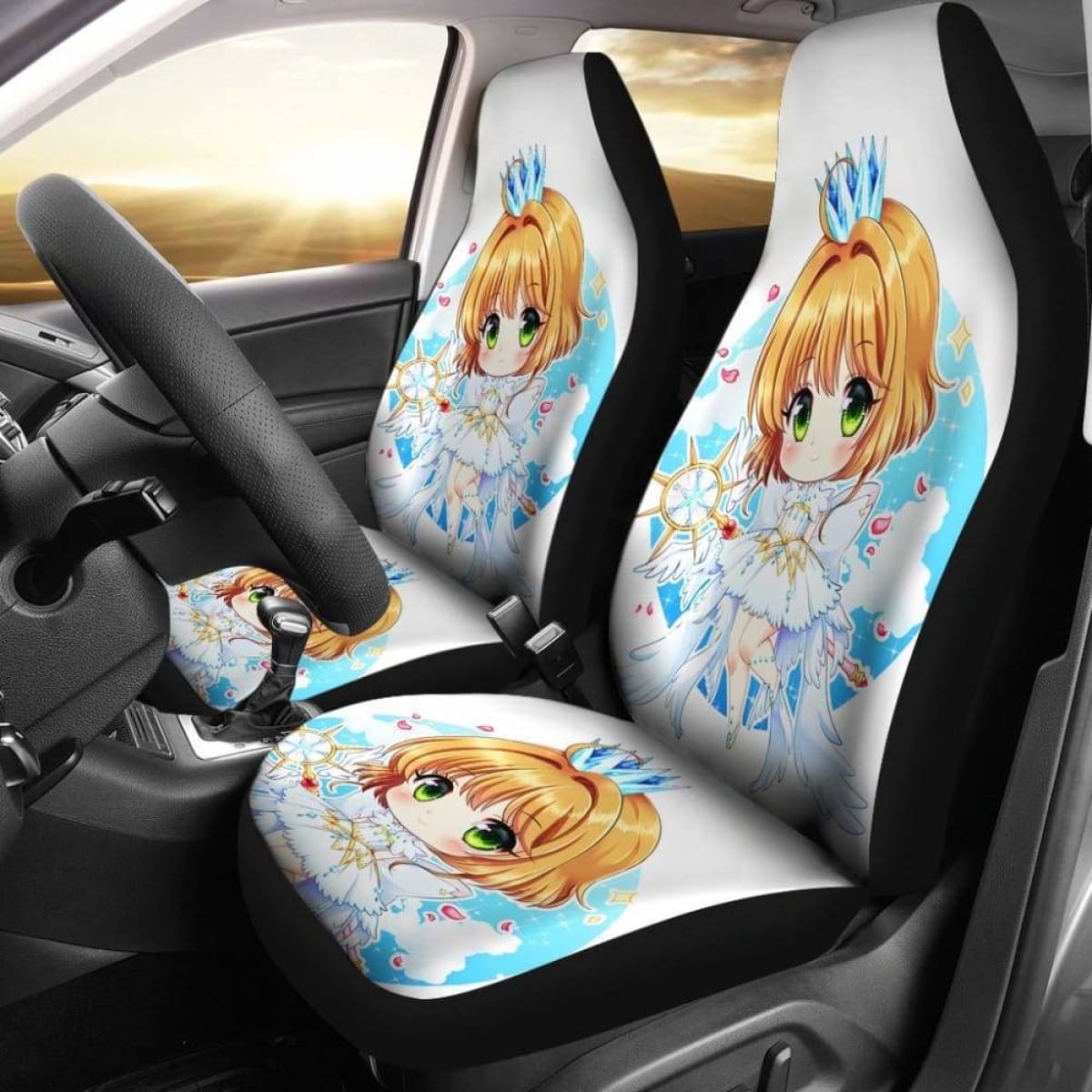 Sakura Chibi Car Seat Covers Universal Fit 051012