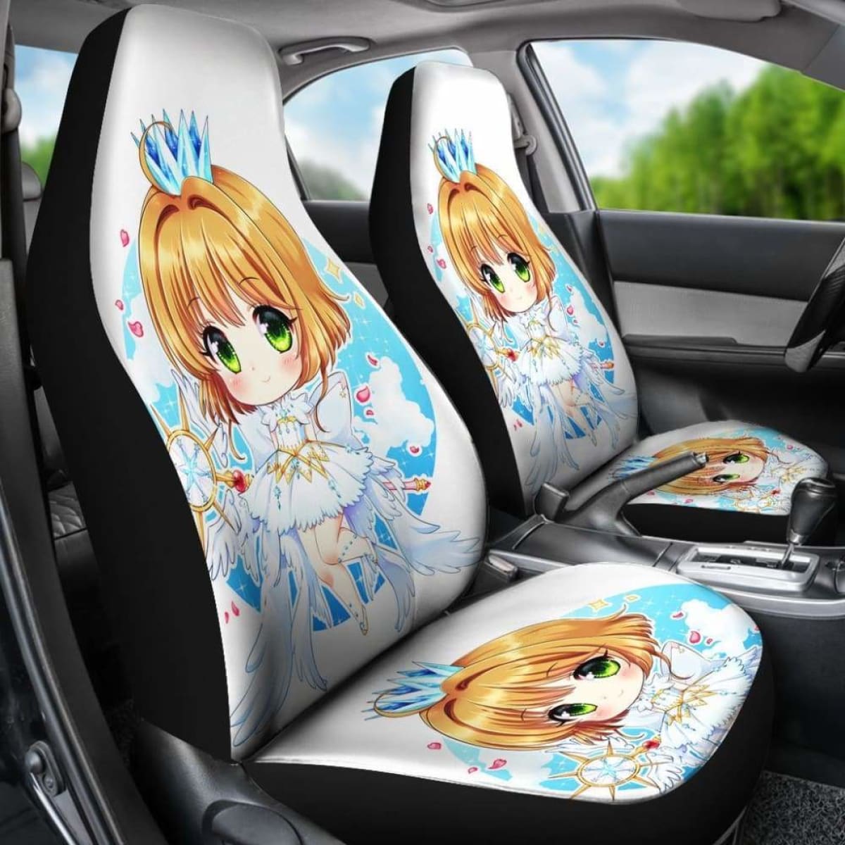 Sakura Chibi Car Seat Covers Universal Fit 051012