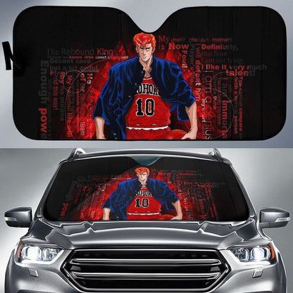 Sakuragi Slam Dunk Anime Auto Sun Shade Nh06 Universal Fit 111204