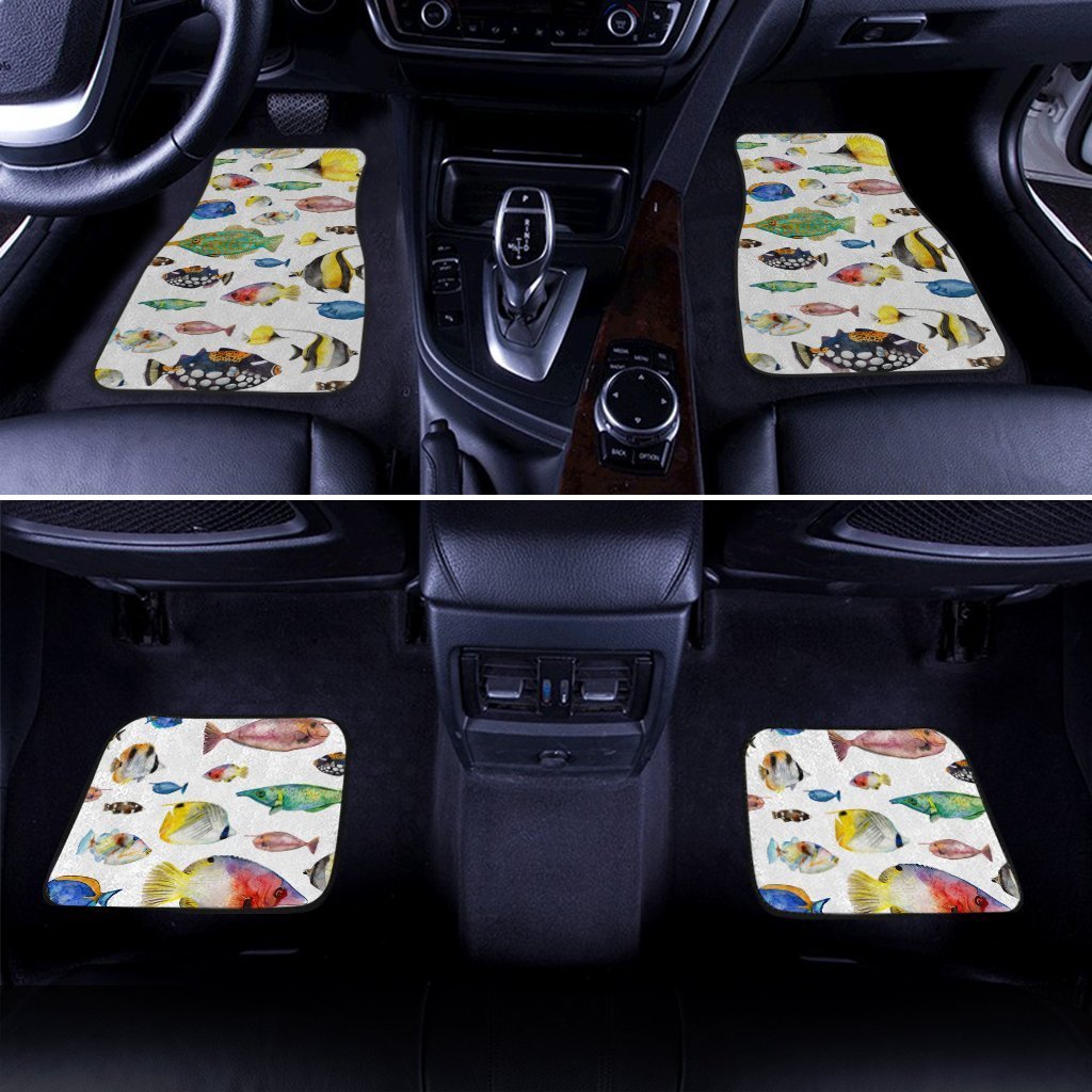 Saltwater Fish Car Floor Mats Custom Pattern Car Accessories