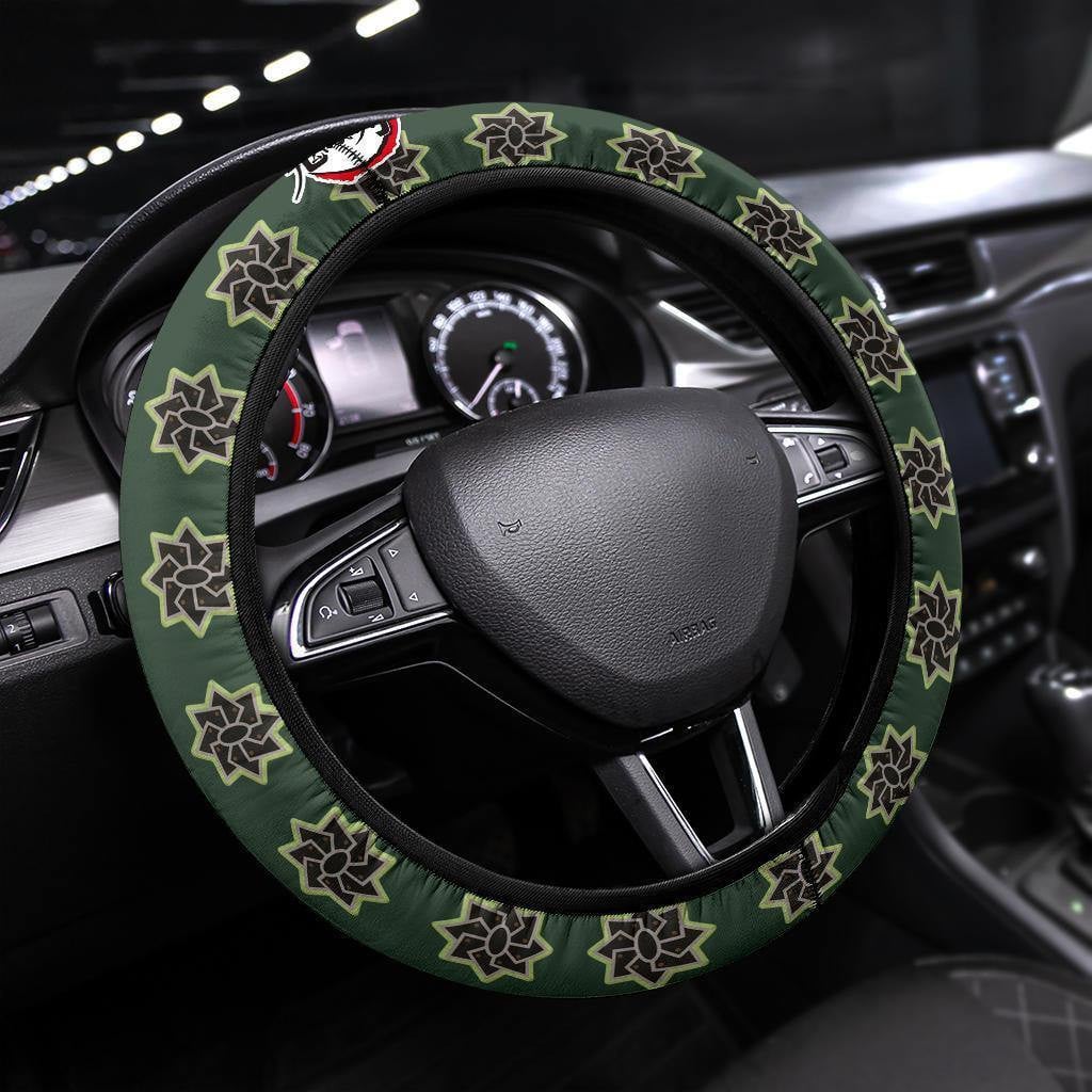Sanemi Shinazugawa Demon Slayers Anime Steering Wheel Cover Anime Car Accessories