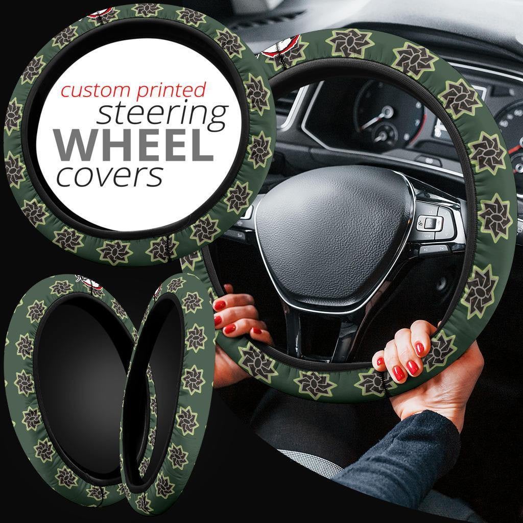 Sanemi Shinazugawa Demon Slayers Anime Steering Wheel Cover Anime Car Accessories