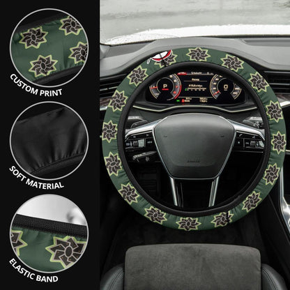 Sanemi Shinazugawa Demon Slayers Anime Steering Wheel Cover Anime Car Accessories
