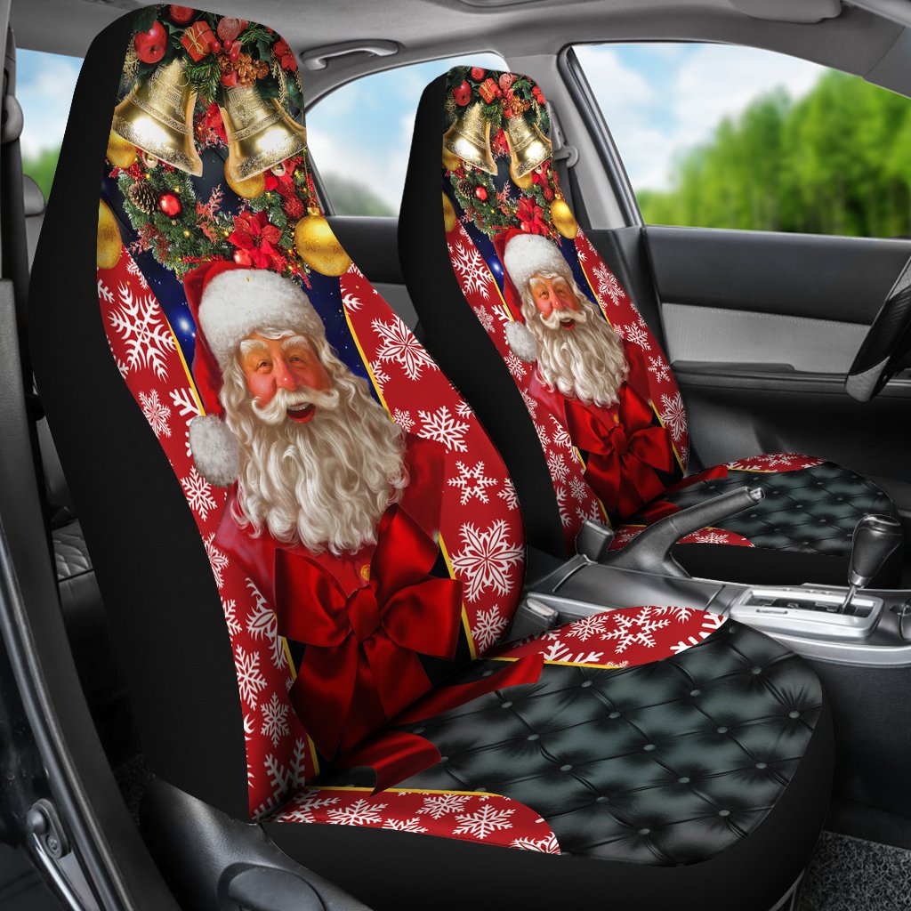 Santa Claus Premium Custom Car Seat Covers Decor Protector