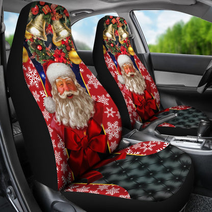 Santa Claus Premium Custom Car Seat Covers Decor Protector