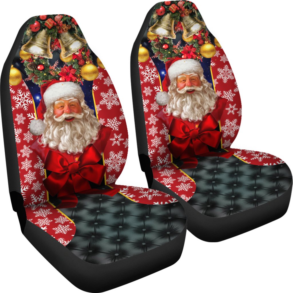 Santa Claus Premium Custom Car Seat Covers Decor Protector