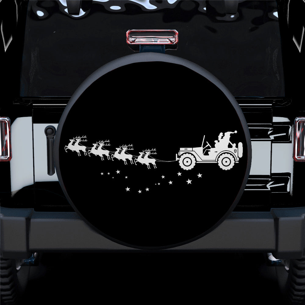Santa Claus Ride Jeep Car Spare Tire Cover