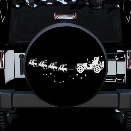 Santa Claus Ride Jeep Car Spare Tire Cover