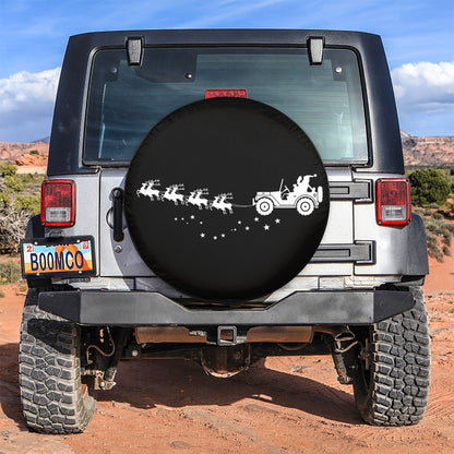 Santa Claus Ride Jeep Car Spare Tire Cover