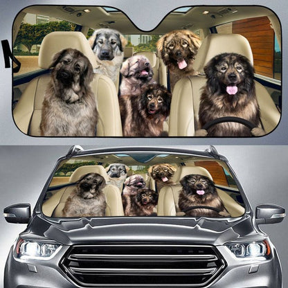 Sarplaninac Car All Over Printed 3D Sun Shade