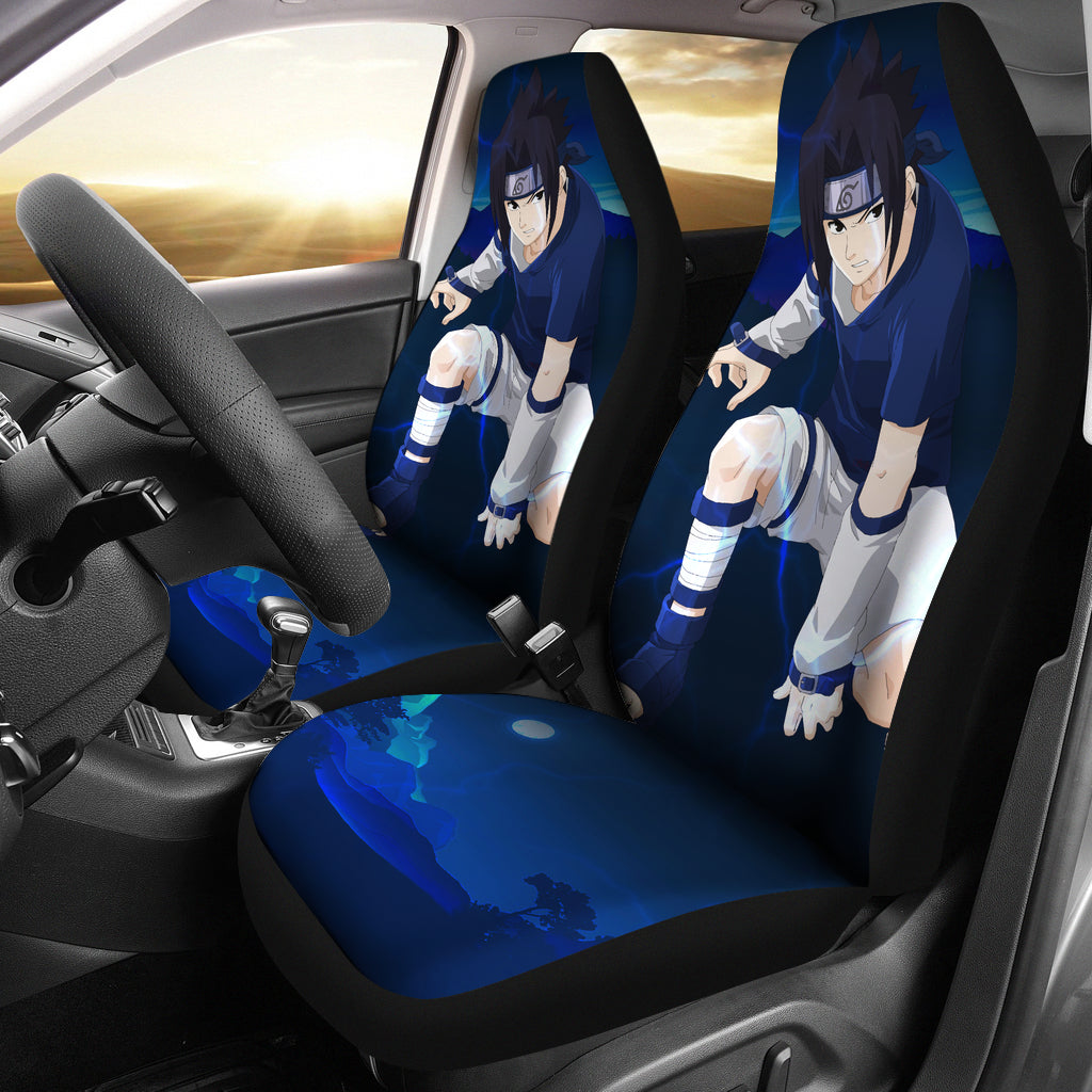 Sasuke Car Seat Covers Sasuke Naruto Anime Seat Covers Ci0602
