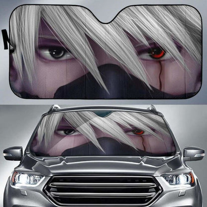 Sasuke Eyes 3D Car Sun Shades 918b Universal Fit