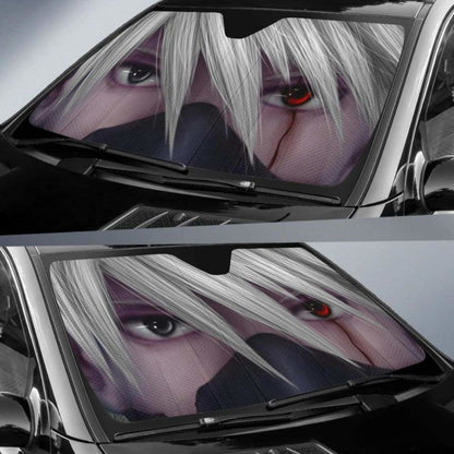 Sasuke Eyes 3D Car Sun Shades 918b Universal Fit