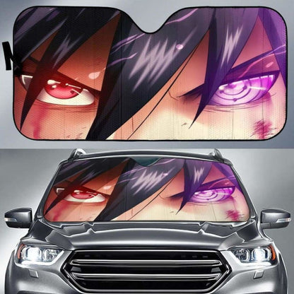 Sasuke Eyes Car Sun Shades 918b Universal Fit