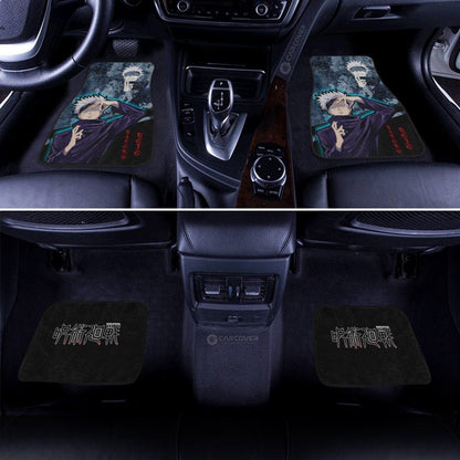 Satoru Gojo Car Floor Mats Custom Anime Jujutsu Kaisen Car Interior Accessories