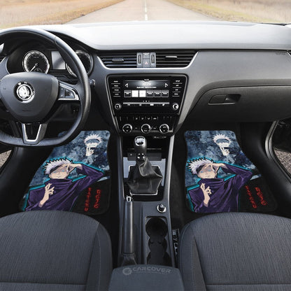 Satoru Gojo Car Floor Mats Custom Anime Jujutsu Kaisen Car Interior Accessories