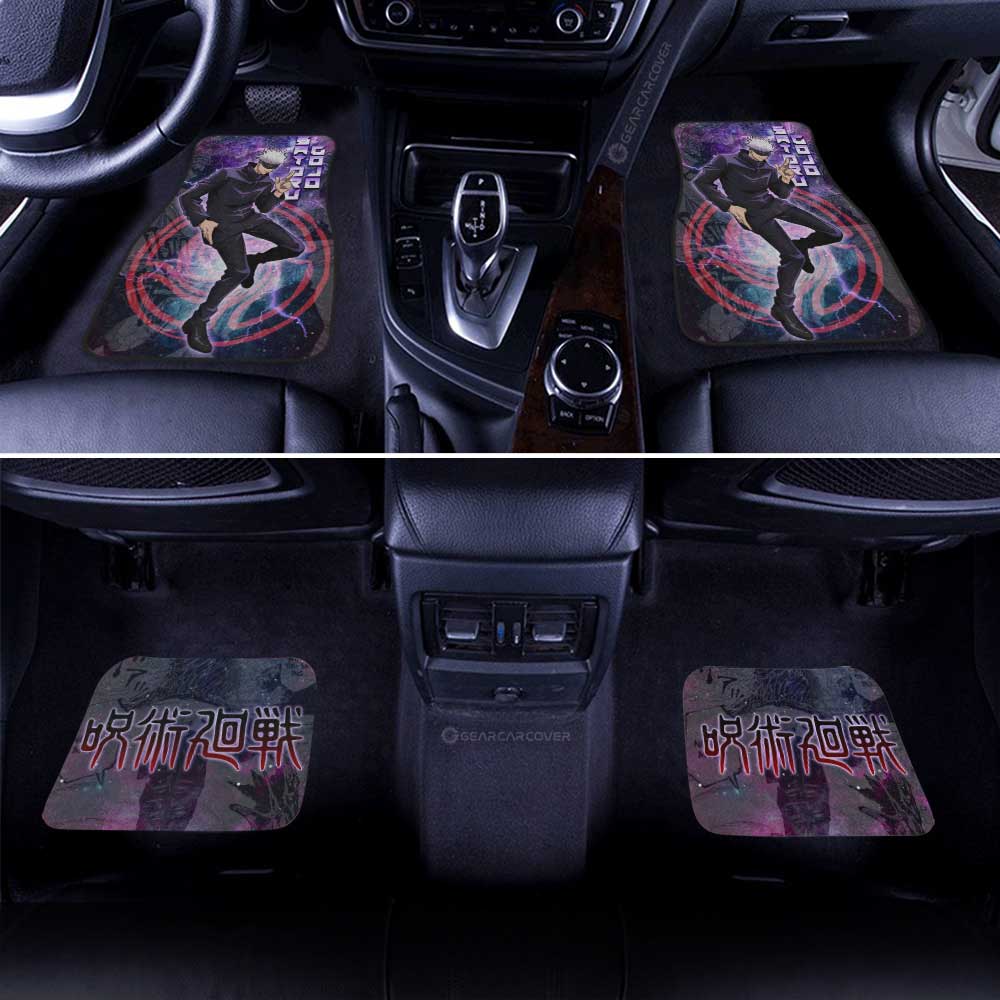 Satoru Gojo Car Floor Mats Custom Jujutsu Kaisen Anime Galaxy Manga Style