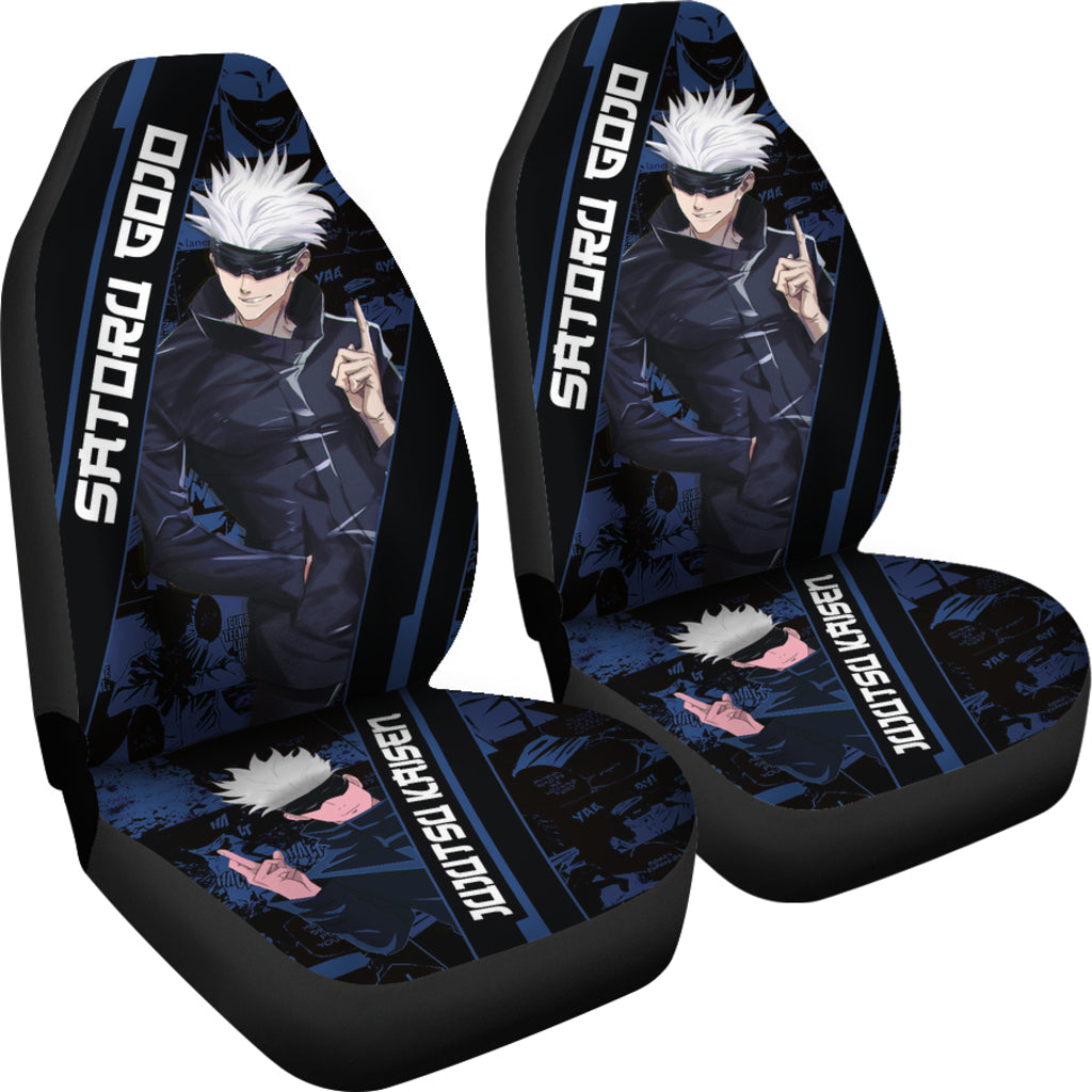 Satoru Gojo Car Seat Covers Jujutsu Kaisen Custom For Fans Ci221222-04